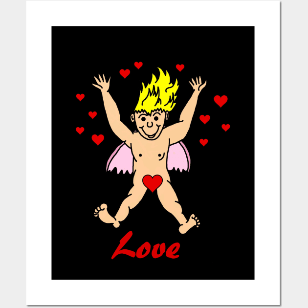 Love Cherub Wall Art by imphavok